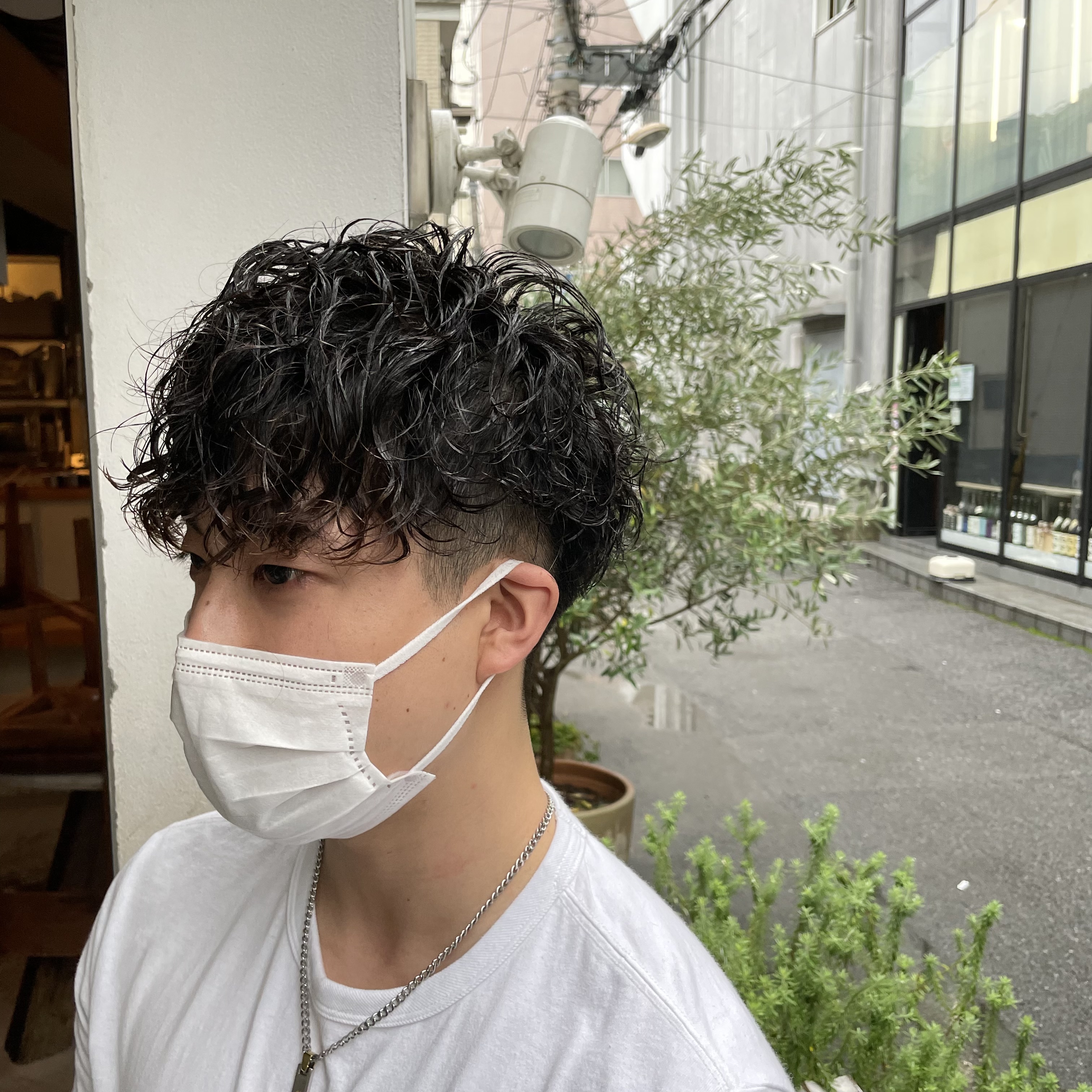 スパイラルパーマ 無造作マッシュ メンズが人気