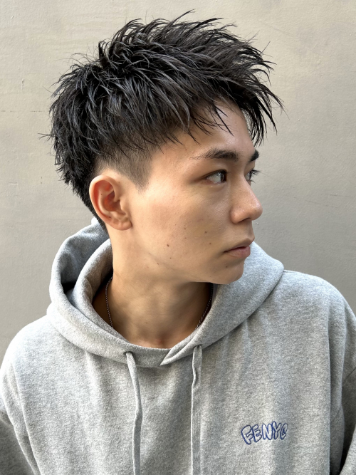 ARIADNAw パンクショートトップ ベリーショート アップバング