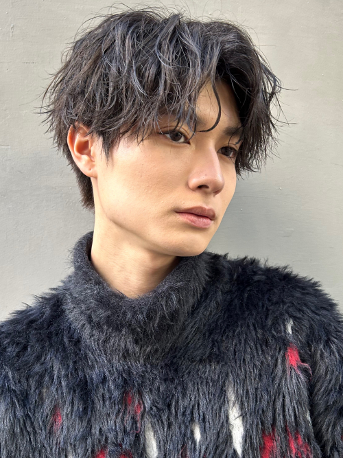 メンマ センターパート メンズパーマ